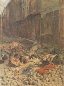 Ernest Meissonier The Barricade,Rue de la Mortellerie,June 1848 also called Menory of Civil War (mk05